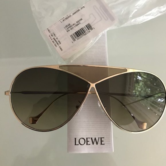 Loewe Accessories - LOEWE LW400010U Gradient Shield Aviator Sunglasses